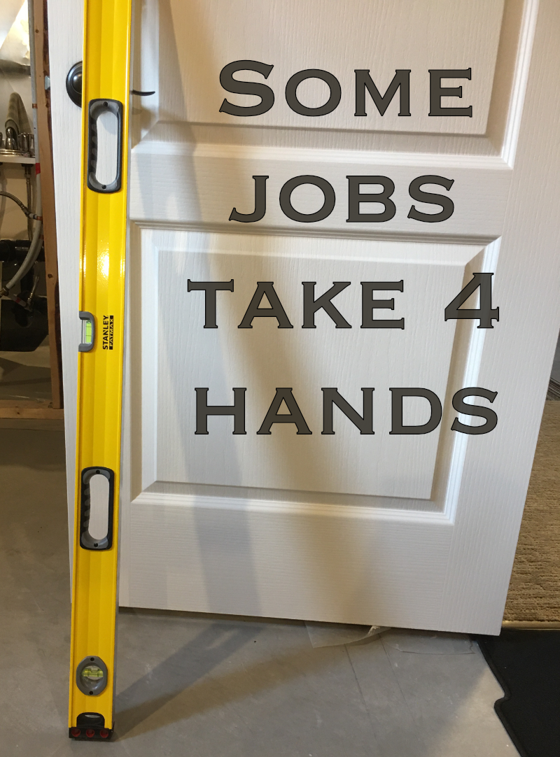 Ad of 4-foot level: Some jobs take 4 hands.
